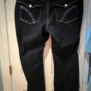 Seven7 dark wash Jeans with Blue Accents